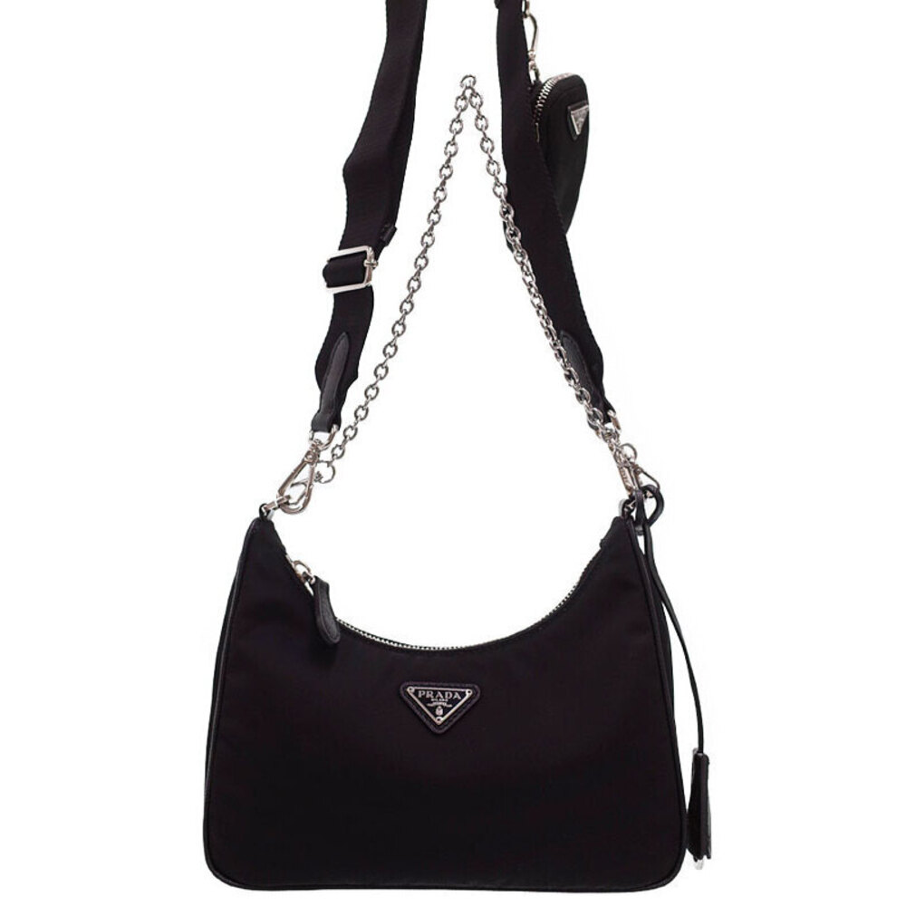 Prada Saffiano Shoulder ReEdition Leather Chain Bag 2005 - Picture 2 of 9